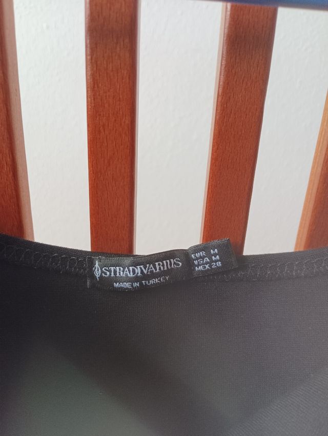 Top negro Stradivarius M