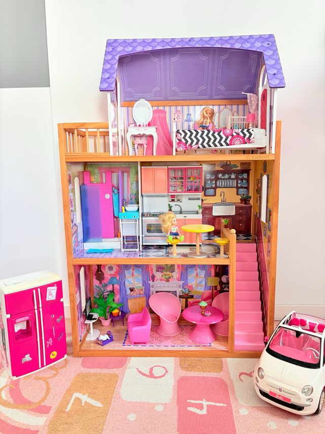Casa de Bonecas KidKraft - Rosa e Lilás