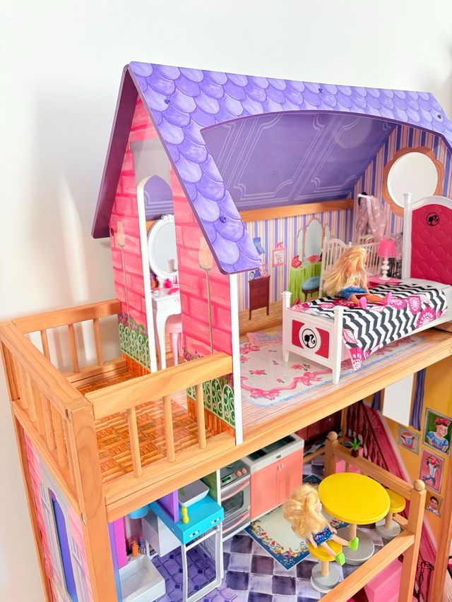 Casa de Bonecas KidKraft - Rosa e Lilás