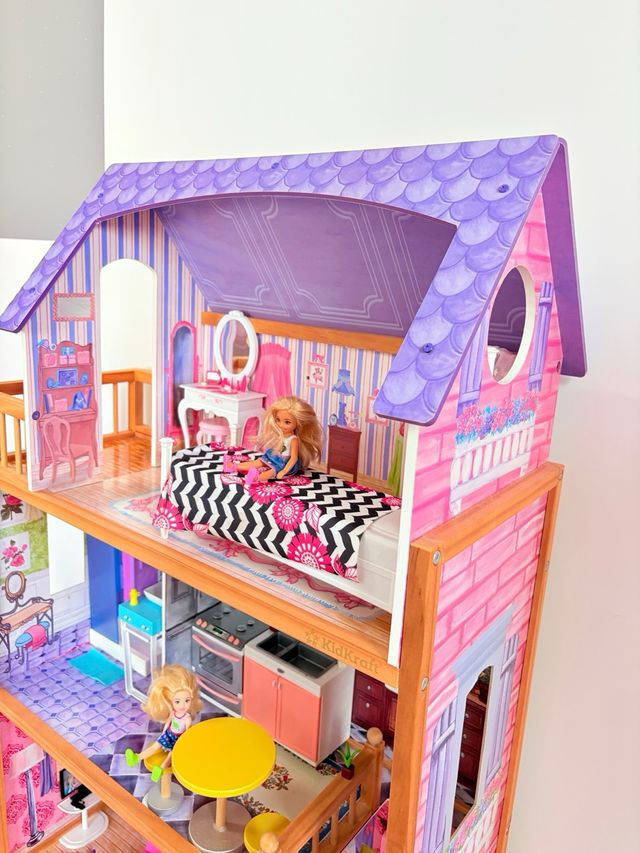 Casa de Bonecas KidKraft - Rosa e Lilás