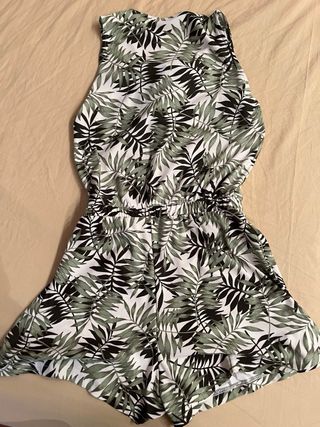 Mono Mango XS estampado hojas