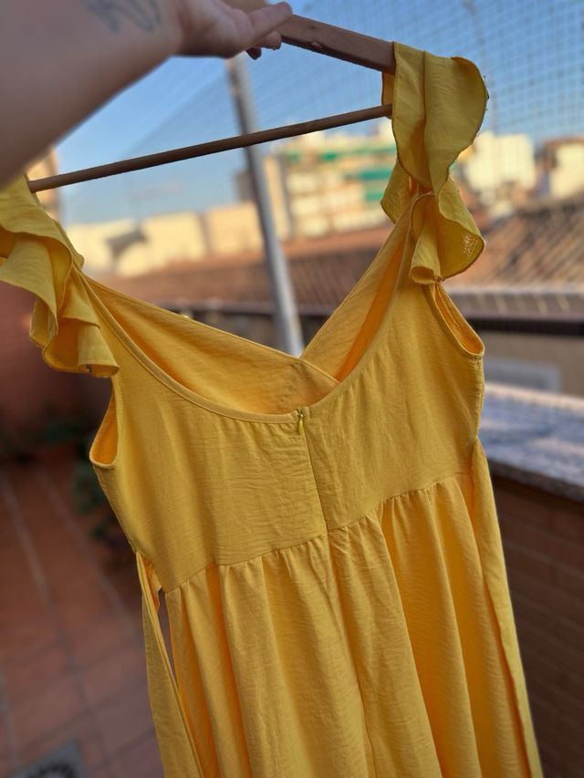 Vestido amarillo corto - Talla S