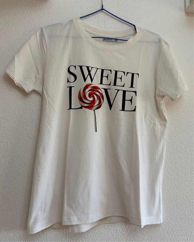 Camiseta Stradivarius L - dulce