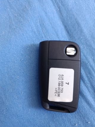 Llave coche VW Seat Audi Skoda 