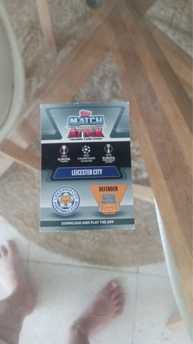 Cromos Wesley Fofana Match Attax