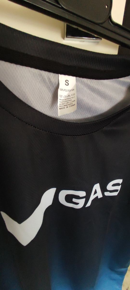 Maglietta Gas Uomo S - Blu/Nero