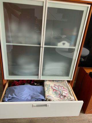 Mueble salón - Vitrina con cajones