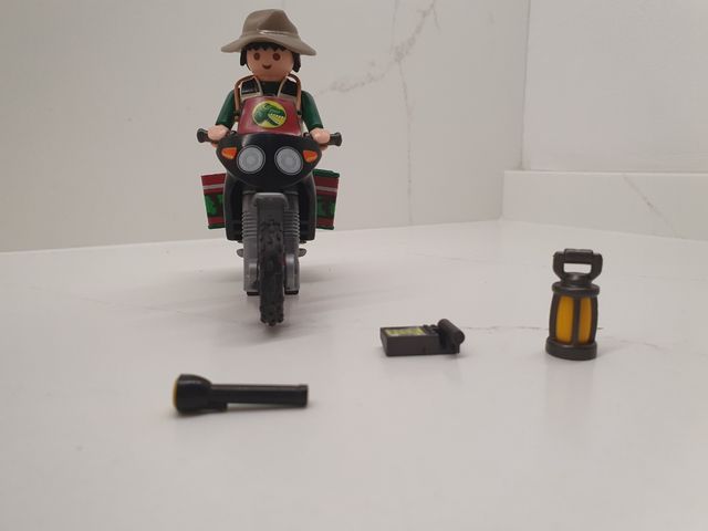 Playmobil Jurassic Park: Moto explorador