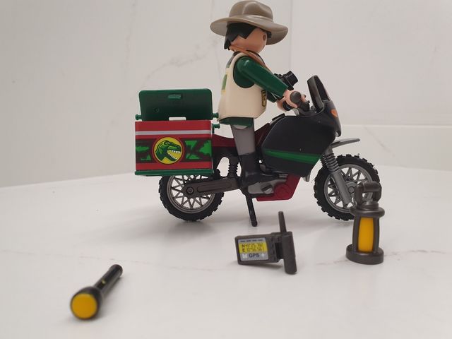 Playmobil Jurassic Park: Moto explorador