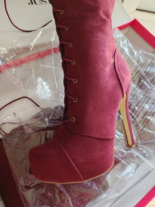 Zapatos Dashiella tacón rojo EU41