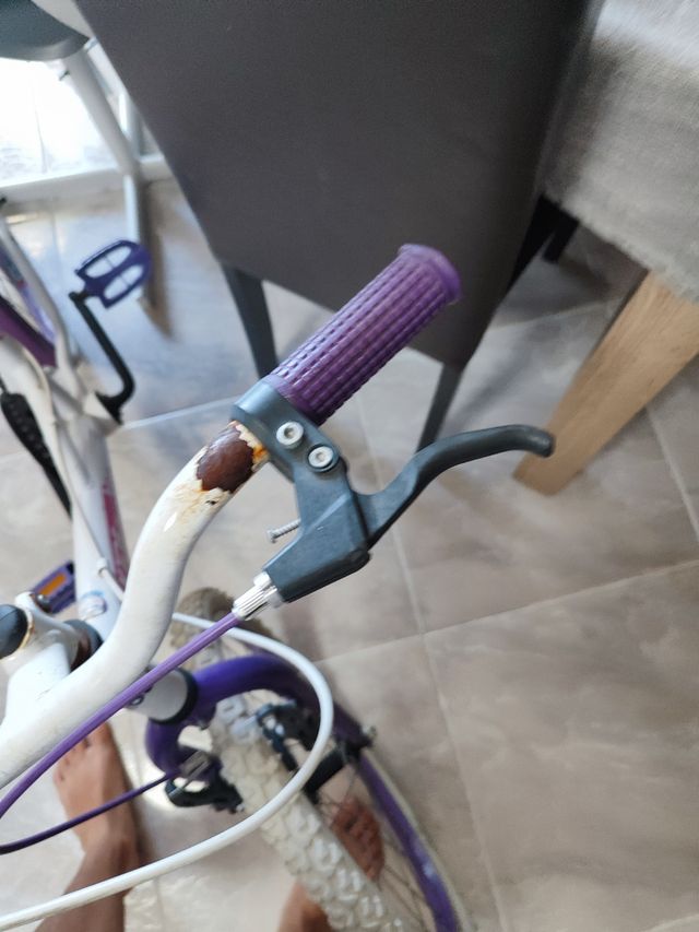 Bicicleta niña Ring 20" blanca