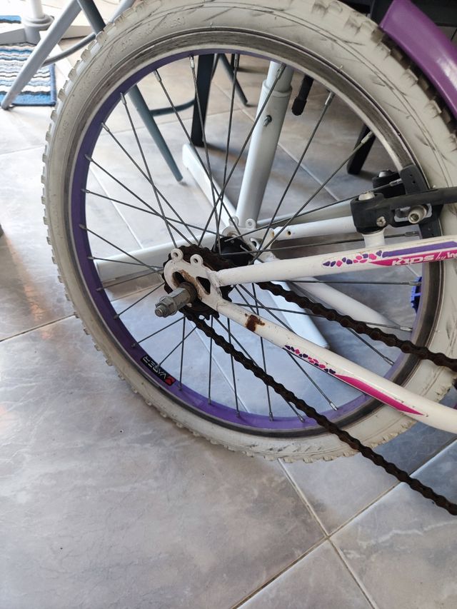 Bicicleta niña Ring 20" blanca