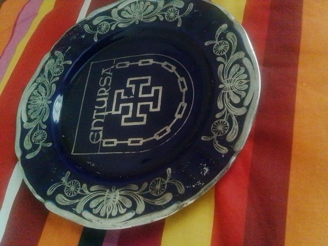 Platone ENTURSA argento, antico