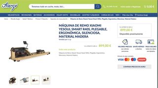 Oferta máquina de Remo YESOUL - Resistencia Agua