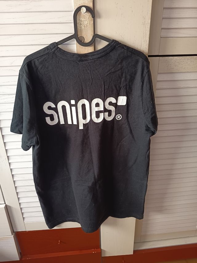 Camiseta Snipes negra - Talla M.