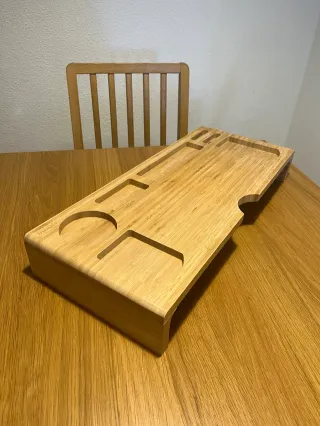 Soporte monitor bambú