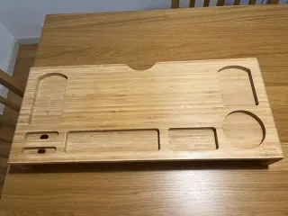 Soporte monitor bambú