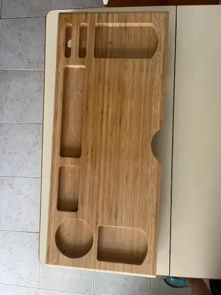 Soporte monitor bambú