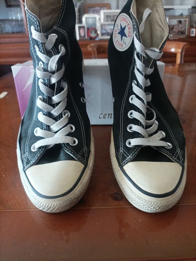 Converse negras - Botas altas