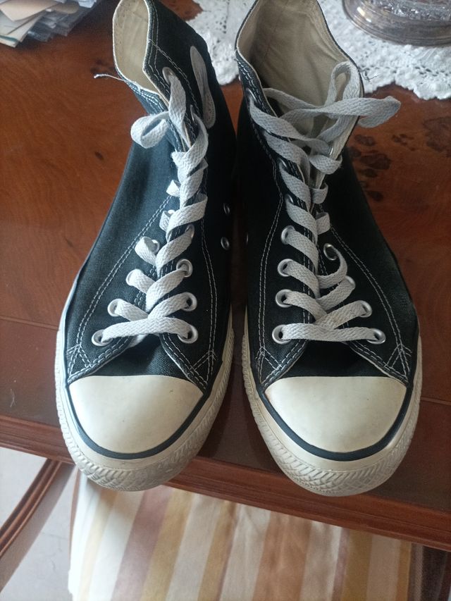 Converse negras - Botas altas