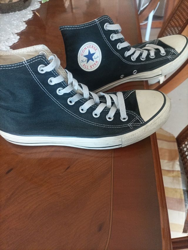 Converse negras - Botas altas