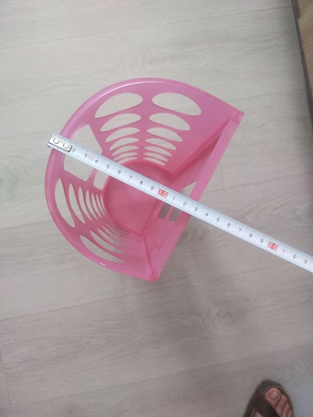 Dispensador bolsas plástico rosa