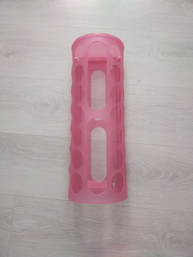 Dispensador bolsas plástico rosa