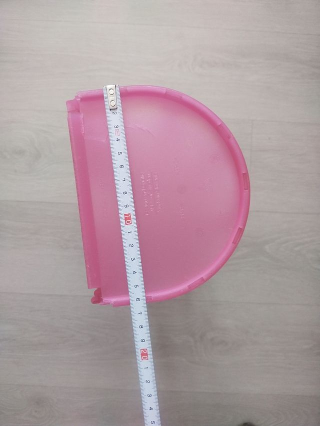 Dispensador bolsas plástico rosa