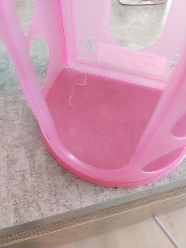 Dispensador bolsas plástico rosa