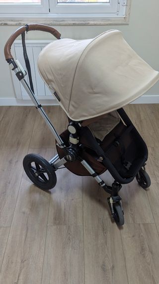 Cochecito Bugaboo beige y chocolate