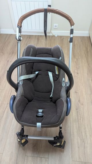 Cochecito Bugaboo beige y chocolate