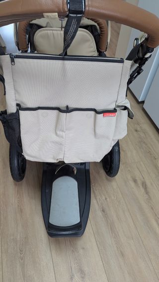 Cochecito Bugaboo beige y chocolate
