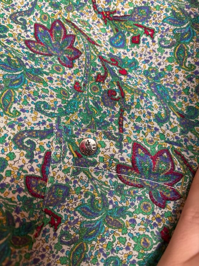 Camicia vintage italiana 100% viscosa