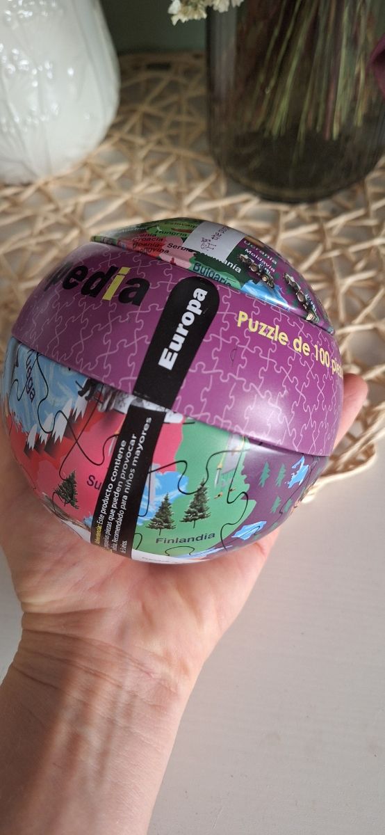 Puzzle Esfera Europa 100 piezas