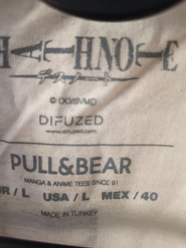 Camiseta Death Note - Pull&Bear