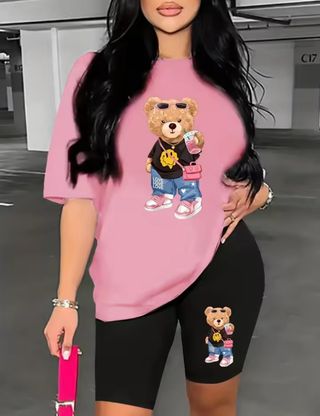 Conjunto deportivo oso disponible en varios colore