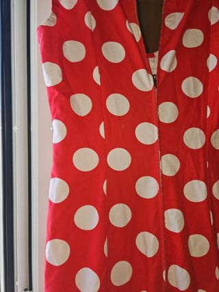 Traje Flamenca lunares rojo-blanco