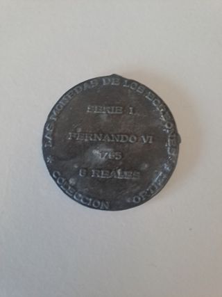 Moneda Fernando VI 1755 - 6 Reales