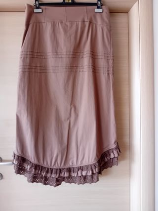 Gonna lunga marrone LeFull