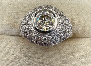 Anillo Diamantes 1ct Oro 18k