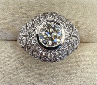Anillo Diamantes 1ct Oro 18k