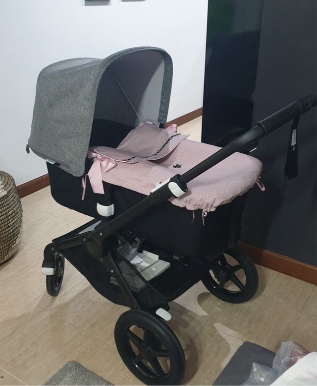 Bugaboo Fox: Capazo, silla y varios complementos.