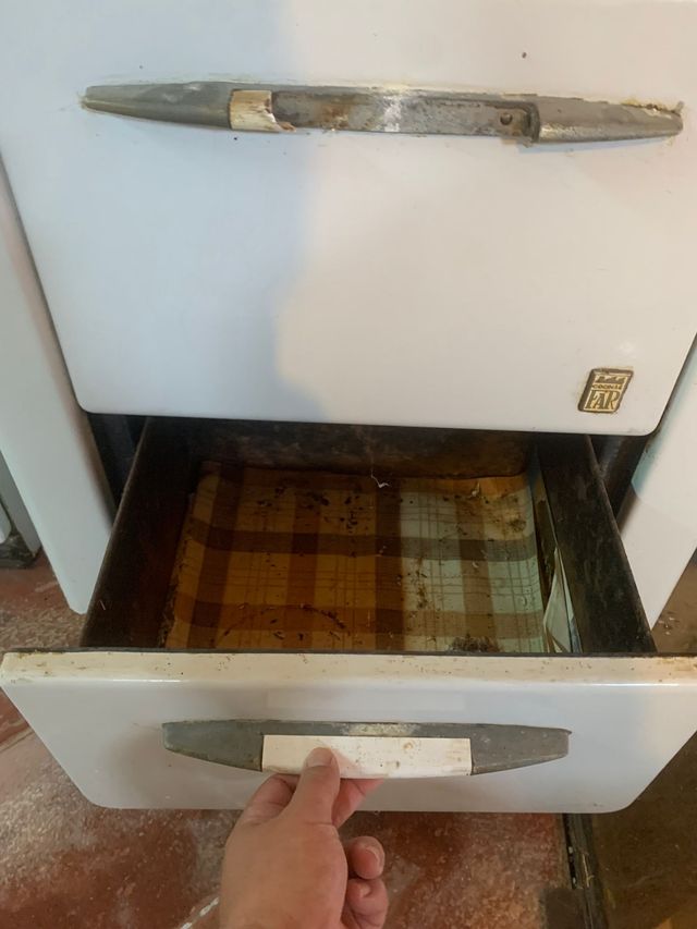 Cocina gas vintage años 50