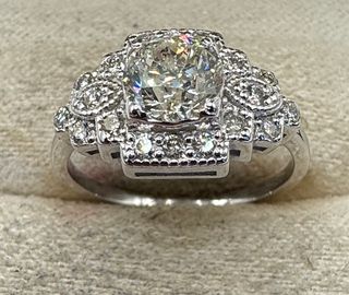 Anillo Diamantes 1ct Oro 18k