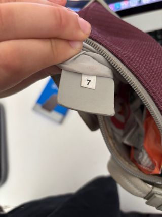 Borsa prada bordeaux e grigio 