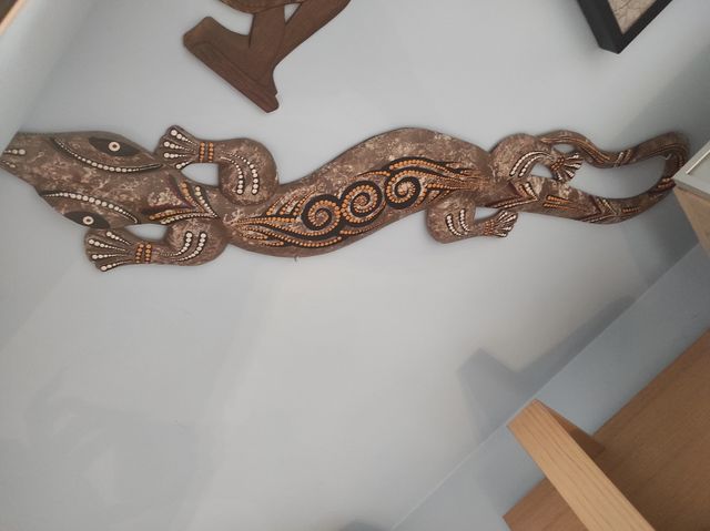 Geko legno decorativo