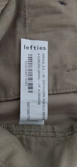 Pantalones chinos beige