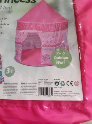 Tenda gioco principessa - 105x135cm