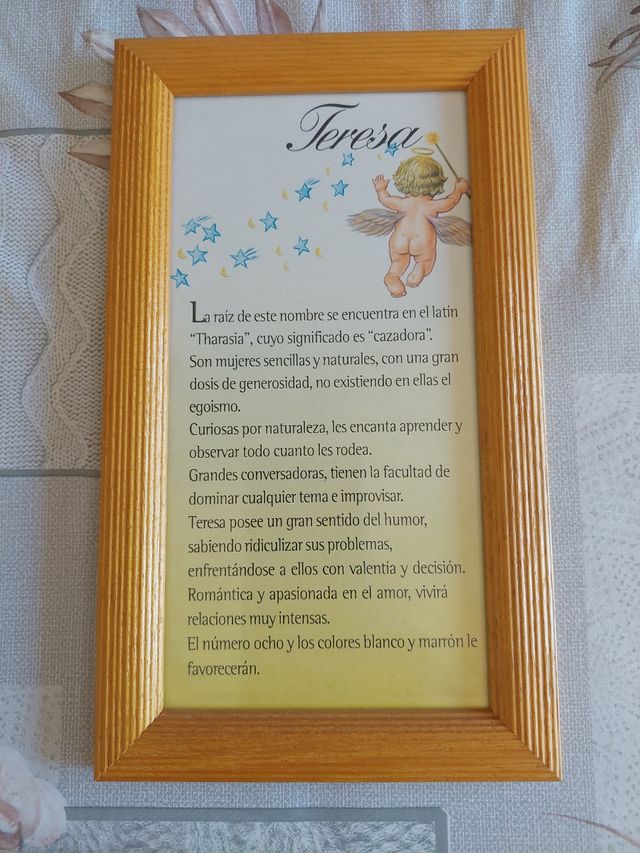 Cuadro con nombre Teresa