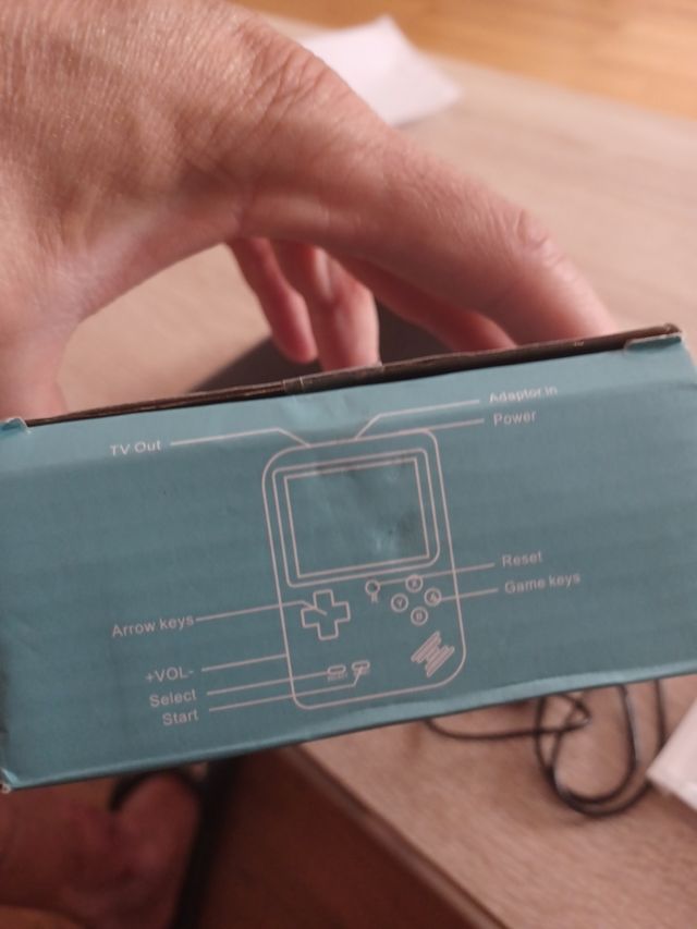 Mini Consola Retro Game Box Roja